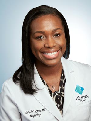 Michelle Thomas, MD, a nephrologist with Kidney Clinic in Coweta and Fayette County